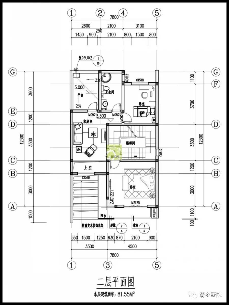 0米简洁轻巧20万自建别墅方案