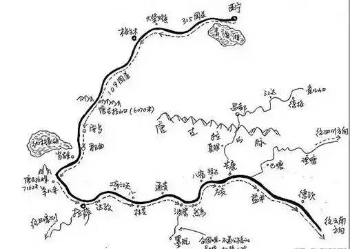 109国道的核心路段——青藏公路,从青海西宁开始,到西藏拉萨结束.