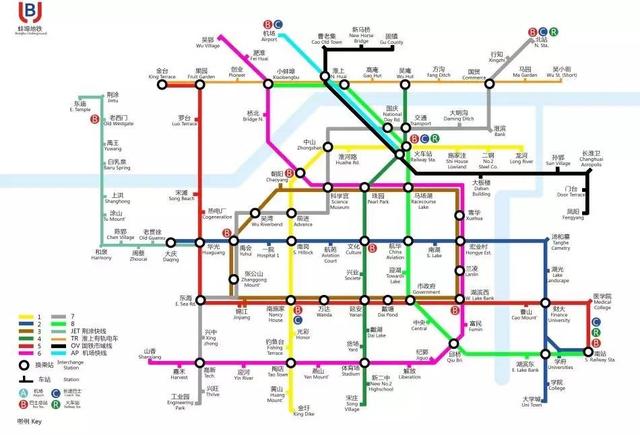 科普 正文     蚌埠轨道交通规划4条线路,线路总长126.