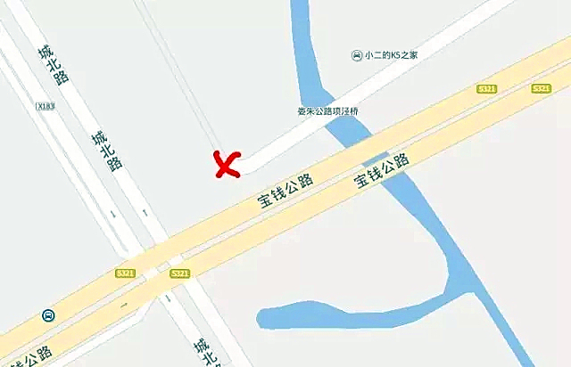 新甸路(兴顺路-兴庆路)施工;娄朱路西端与宝钱公路,城北路相交路口