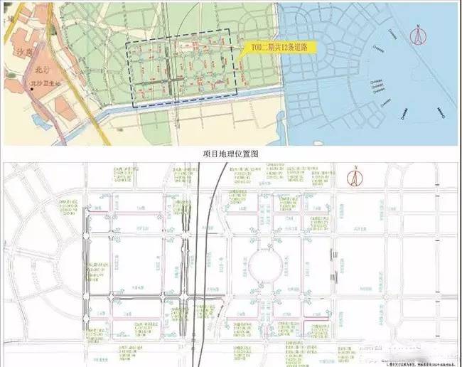 珠海北站tod项目市政道路工程二期工程获批 12条道路工程将开工