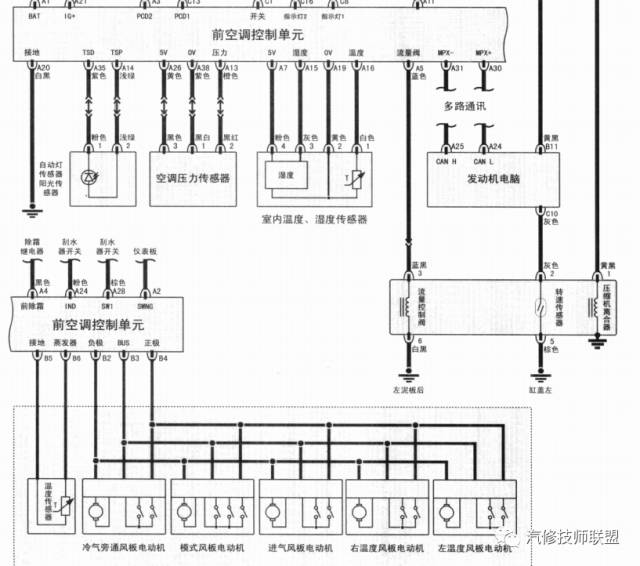 夏天来了,丰田系列空调电路图免费送,修理厂必收藏.