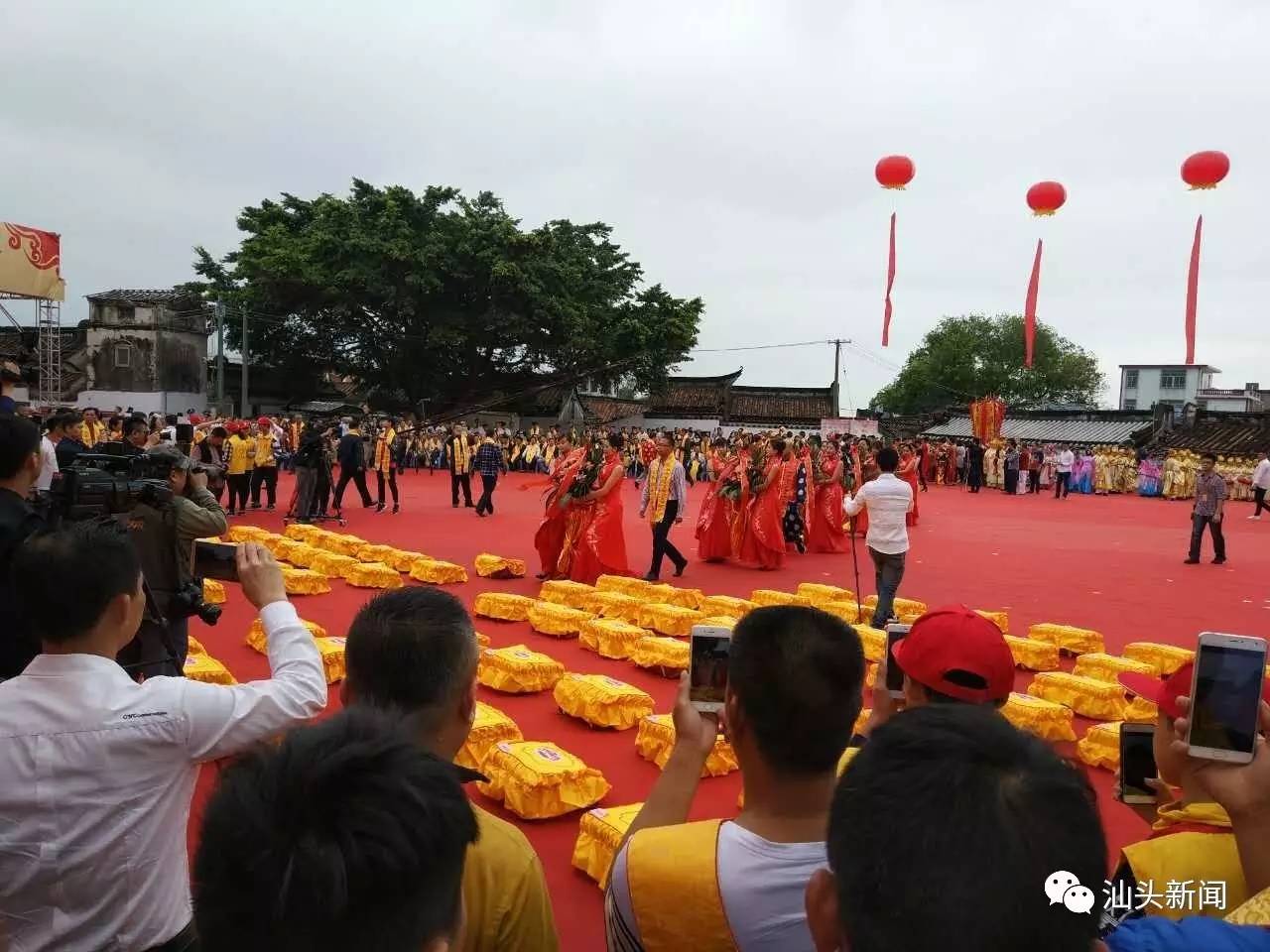 汕头市第五届妈祖文化节今天上午在潮南区胪岗镇天后古庙开幕.