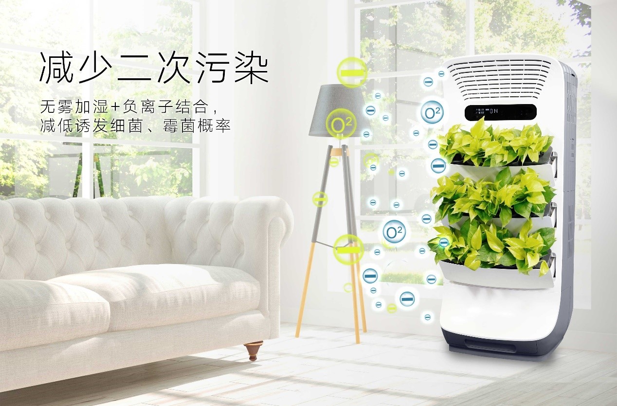 空气净化器的新思路:将植物养在机器里