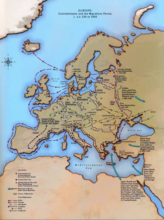 处女翻译 · 93《珠子的历史:十万年来的演化》欧洲:罗马帝国晚期到文图片