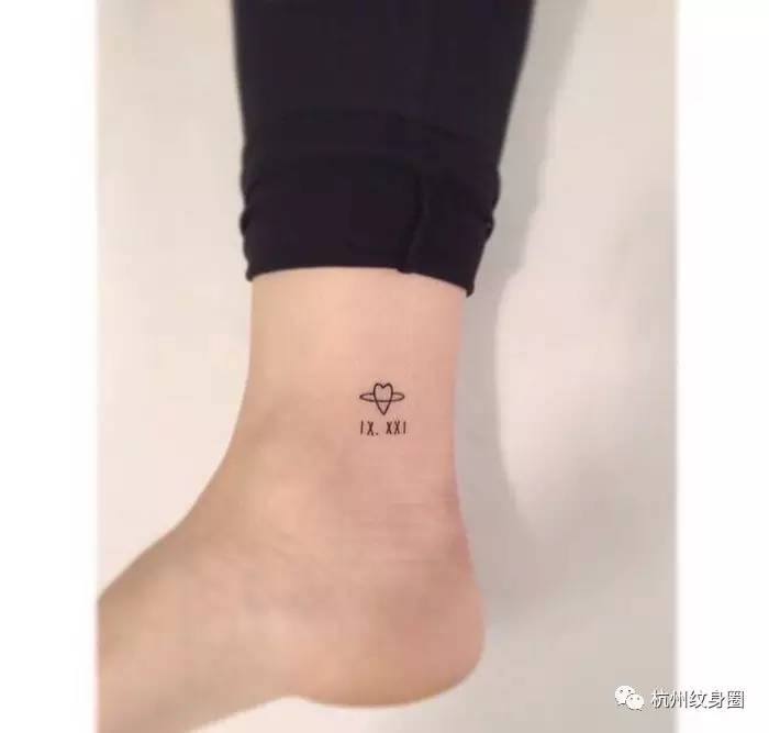 tattoo | 脚踝小清新纹身