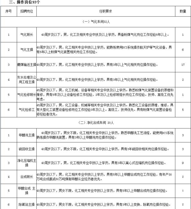 煤化工招聘_山西煤化工项目大规模招聘开启(3)