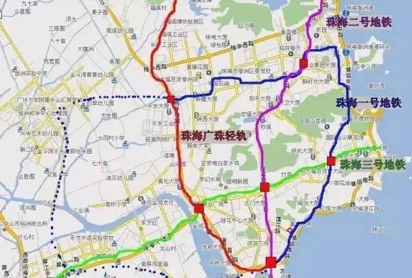 地铁: 1号线为东西走向,从 九洲港到 金湾站,全长36.8km.