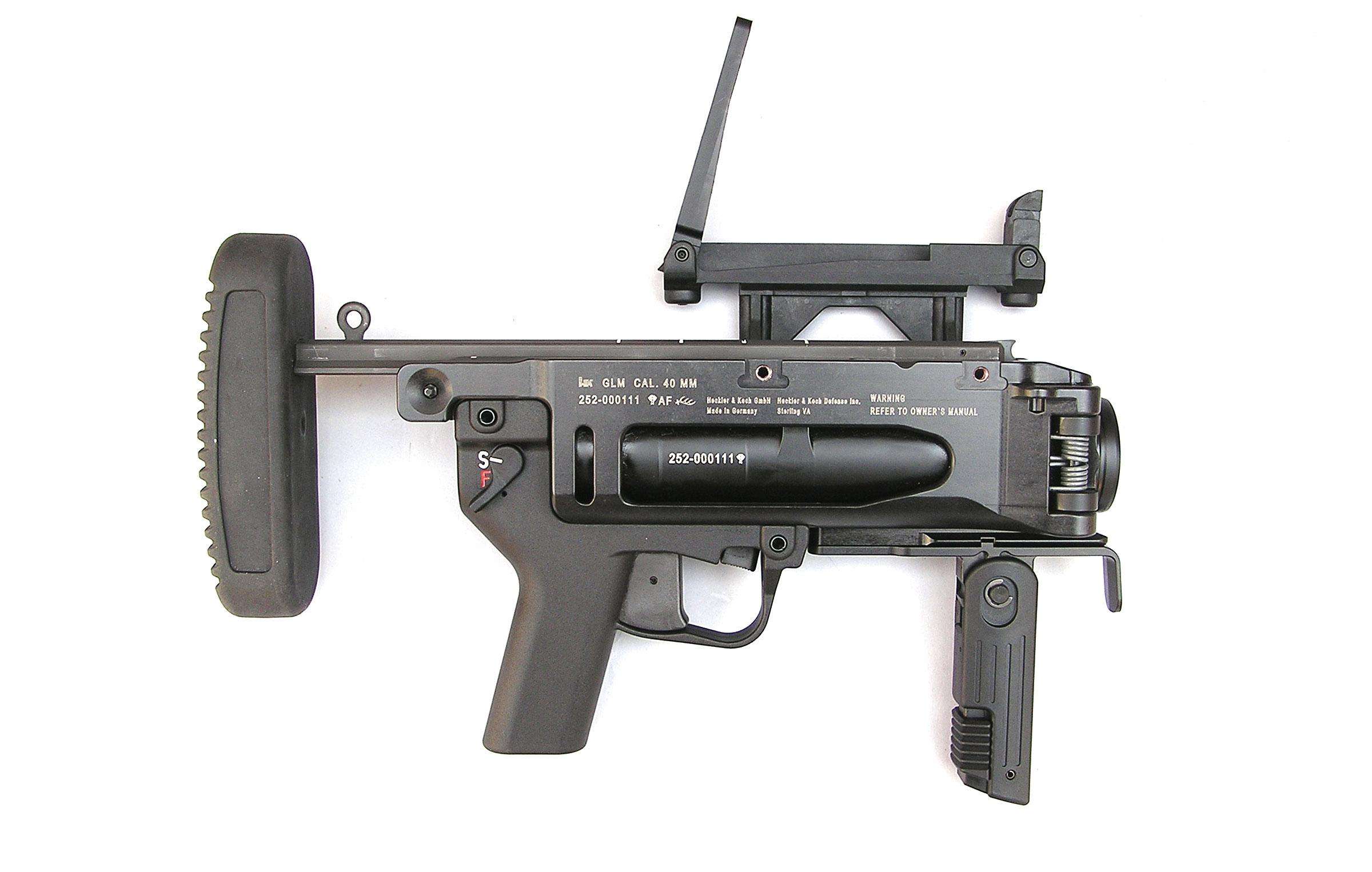 m320榴弹发射器 m320榴弹发射器模组赫克勒-科赫mp5冲锋枪 h&k mp5