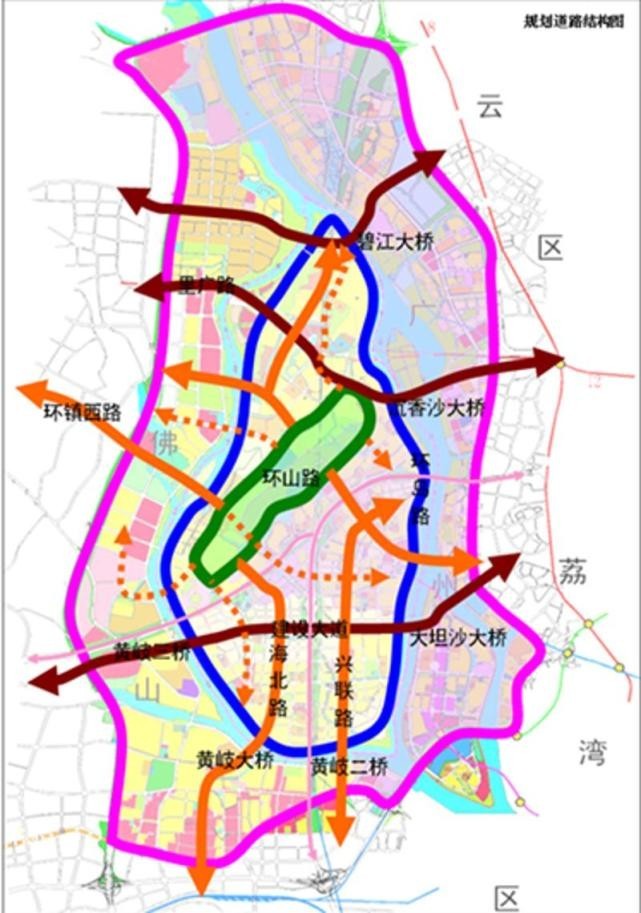 广佛分别规划地铁进金沙洲,将尽早确定沉香沙大桥与碧江大桥的建设