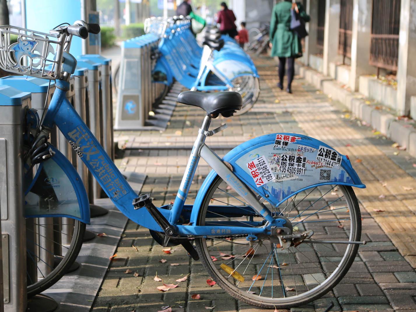 【随手拍】古玩城这一带人行道上共享单车倒了好几辆 - 黄贝家园 - 深圳论坛
