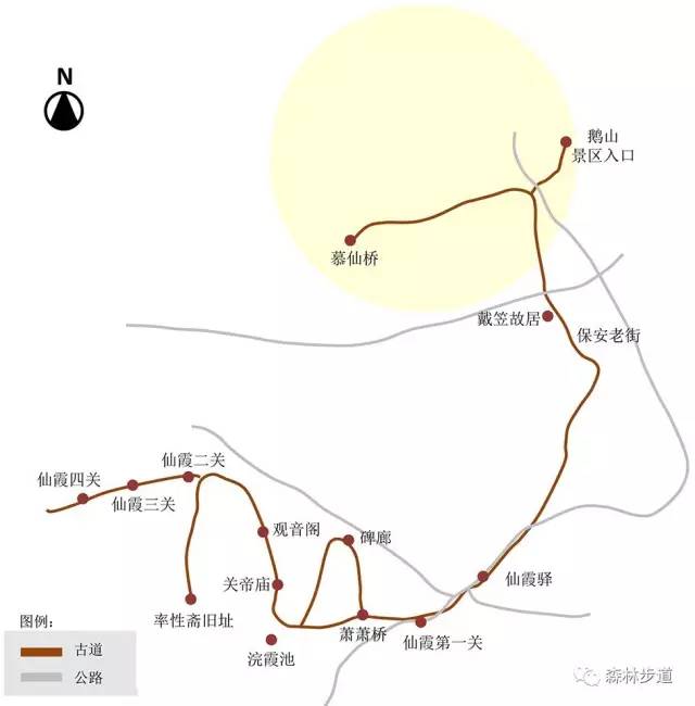 仙霞古道路线