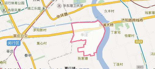 上海各区划分详细地图