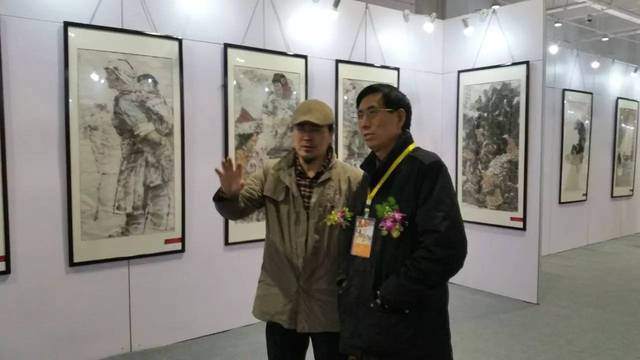 尚真逸清—中国当代知名书画家作品展在甘肃国际会展中心开幕