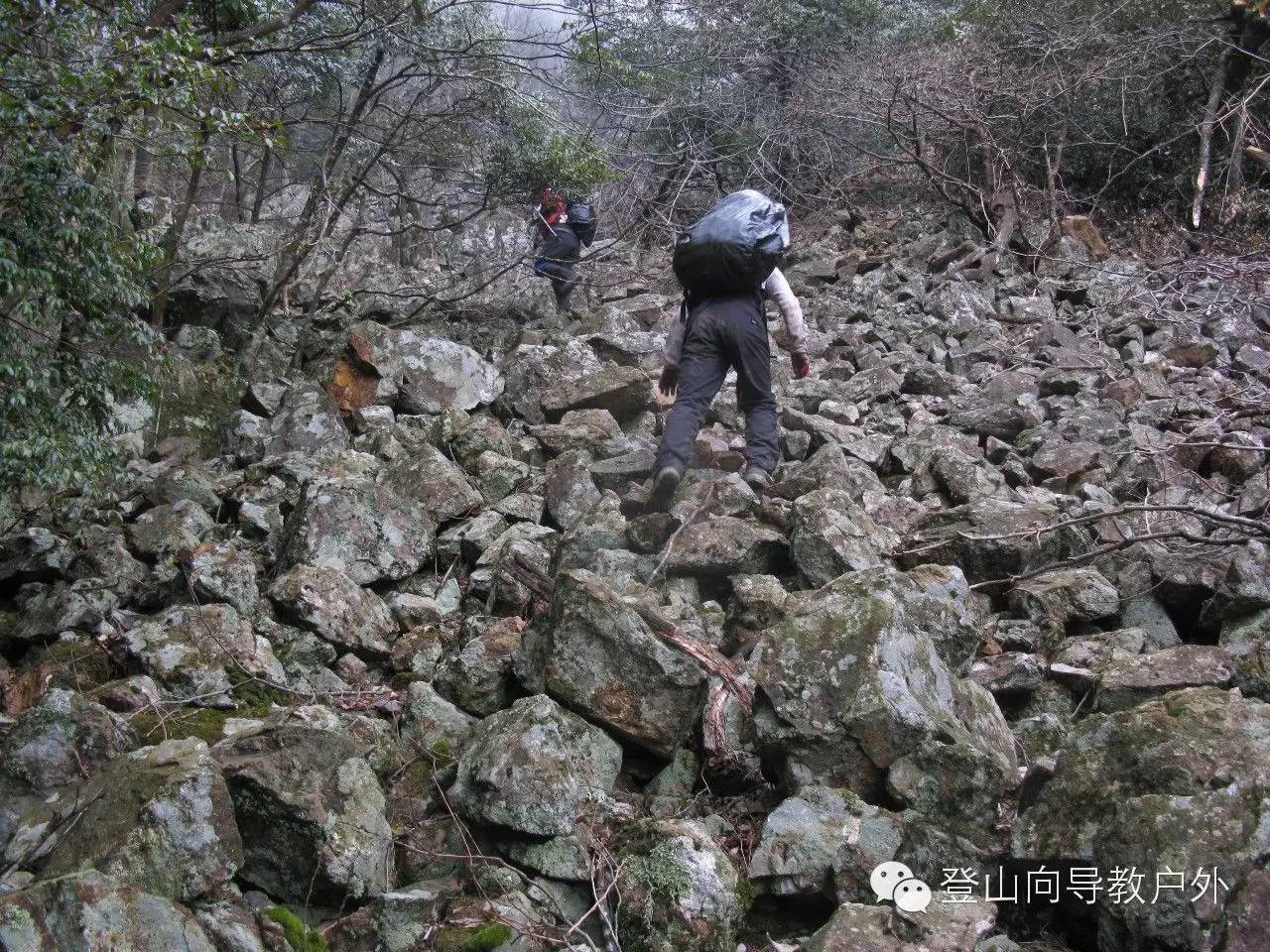 2.5天清凉峰4号线模拟长距离负重登山