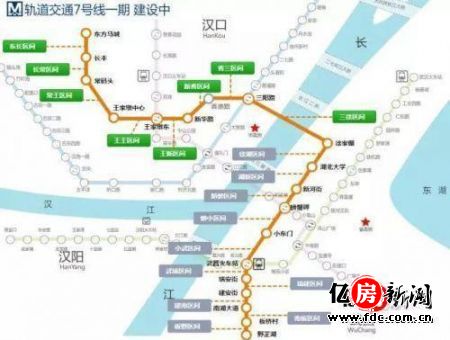 2017武汉地铁规划及各线路新进展 3条将于年