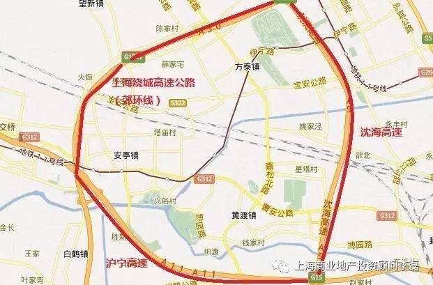 上海各区划分详细地图