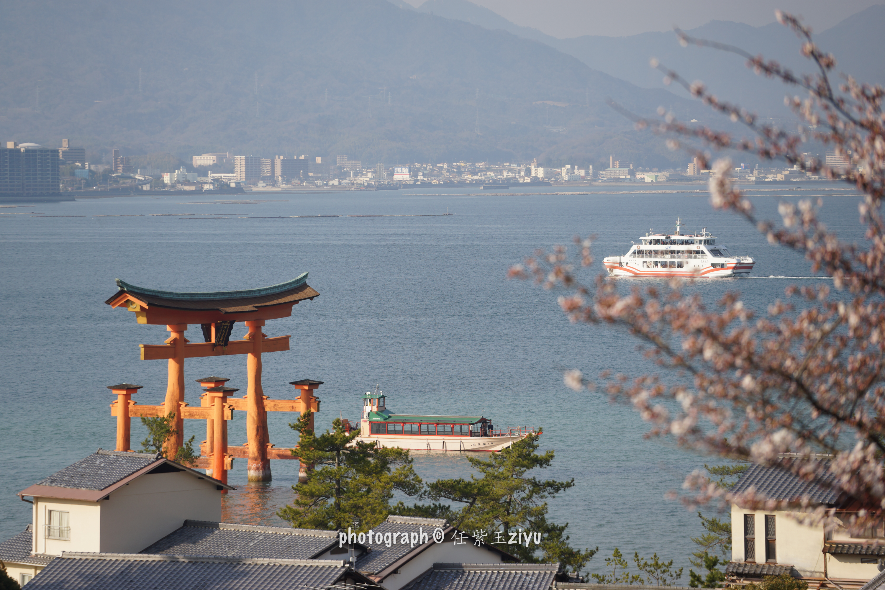 世界文化遗产宫岛,传奇的海上大鸟居