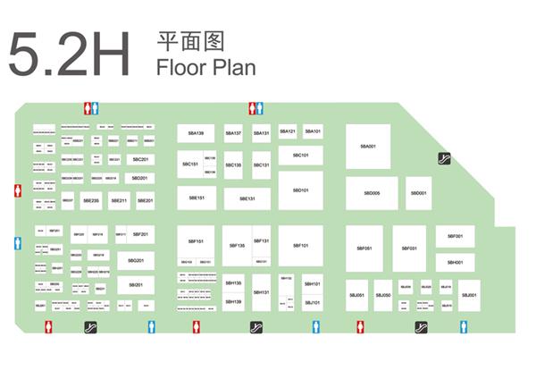 观展必备丨2017上海车展展馆分布图(图7)