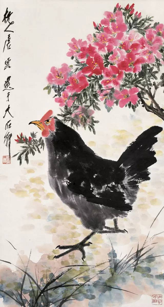 海派画家四大名旦:唐云的国画花鸟作品