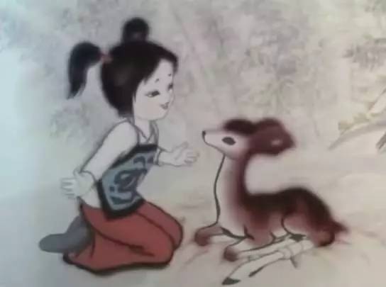 1982年水墨动画片《鹿铃》