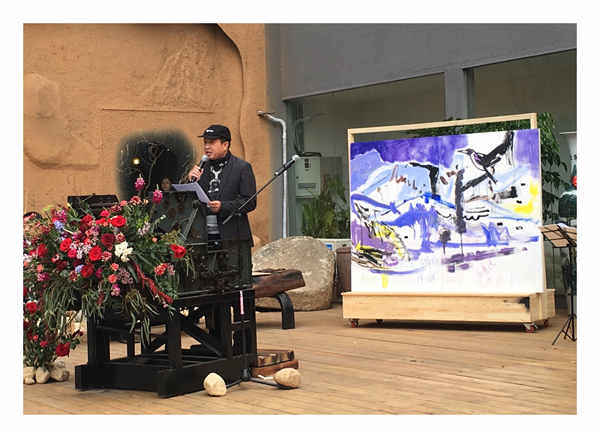 海洋美术馆开馆暨油画名家与汪明强油画展于4月13日隆重开幕