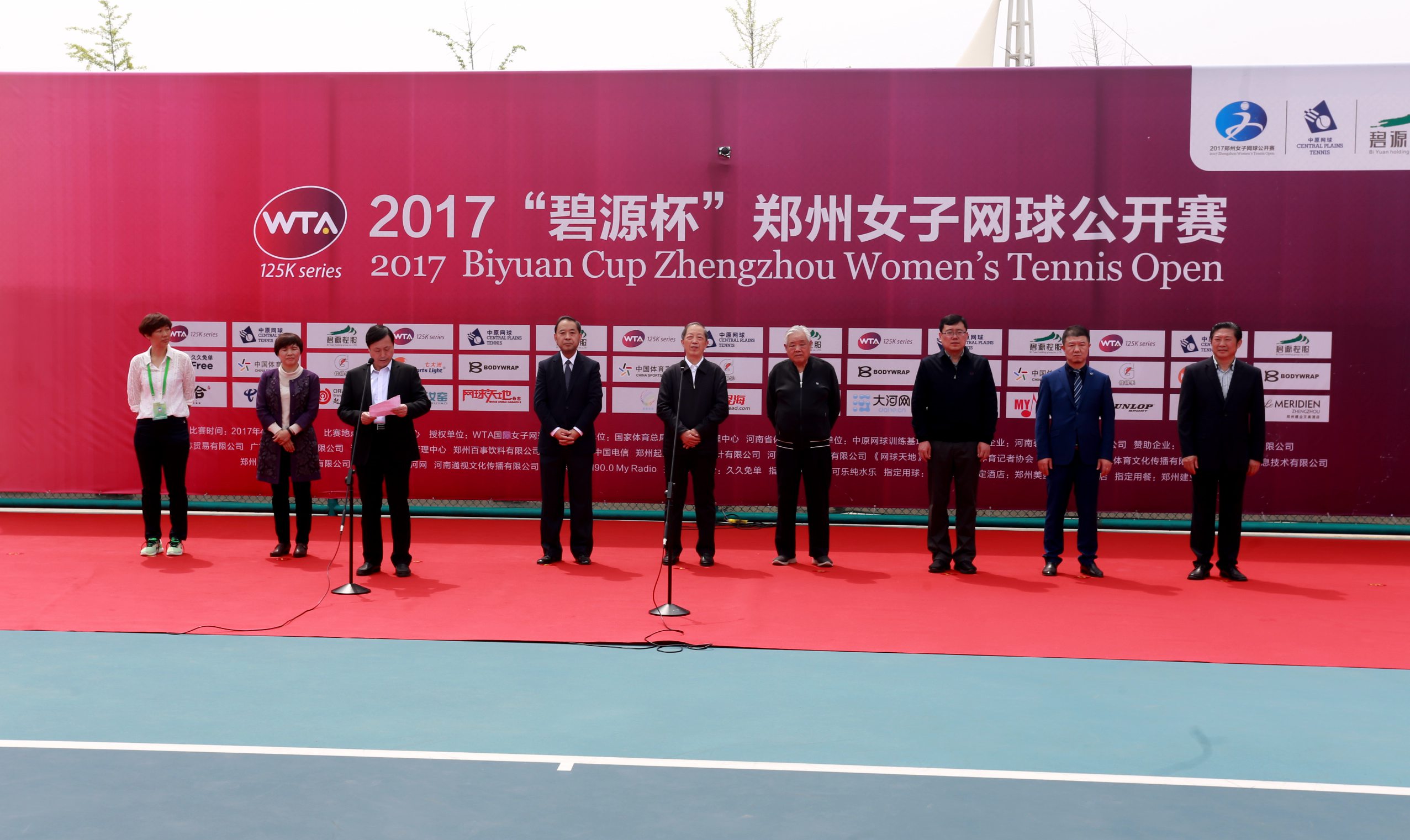 2017郑州国际女子网球公开赛开球