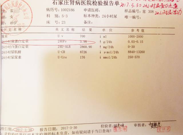 其它 正文  当地医院根据其典型临床症状,诊断为肾病综合征.