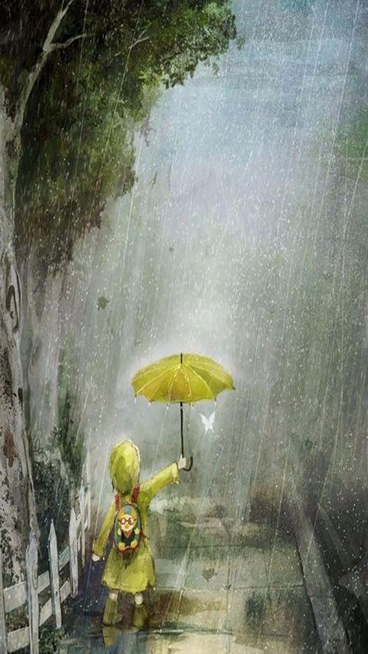 下雨天图片 唯美下雨天壁纸_美图美句