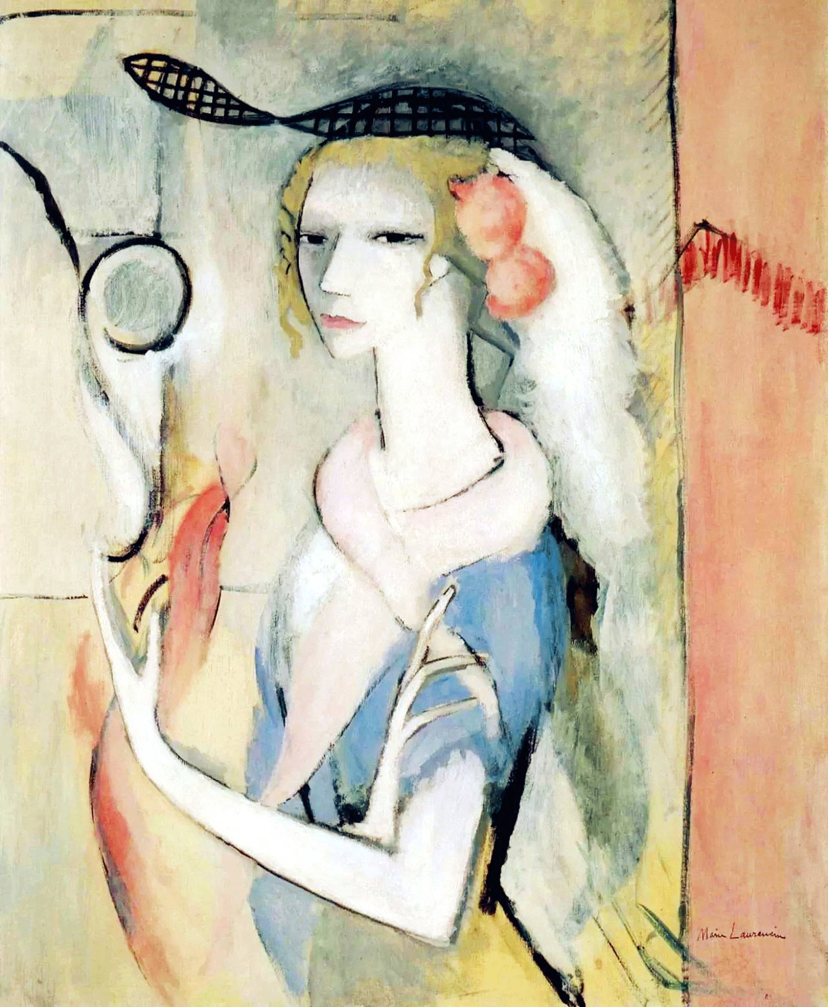 1913 「少女形象」开始在 marie·laurencin 的作品中繁复地出现