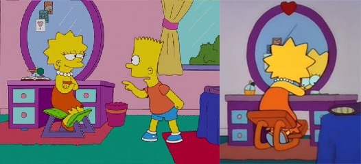 lisa simpson kneeling chair