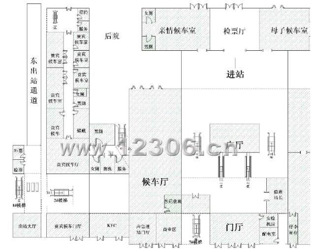 各大高铁站换乘平面图!再也不怕迷路了