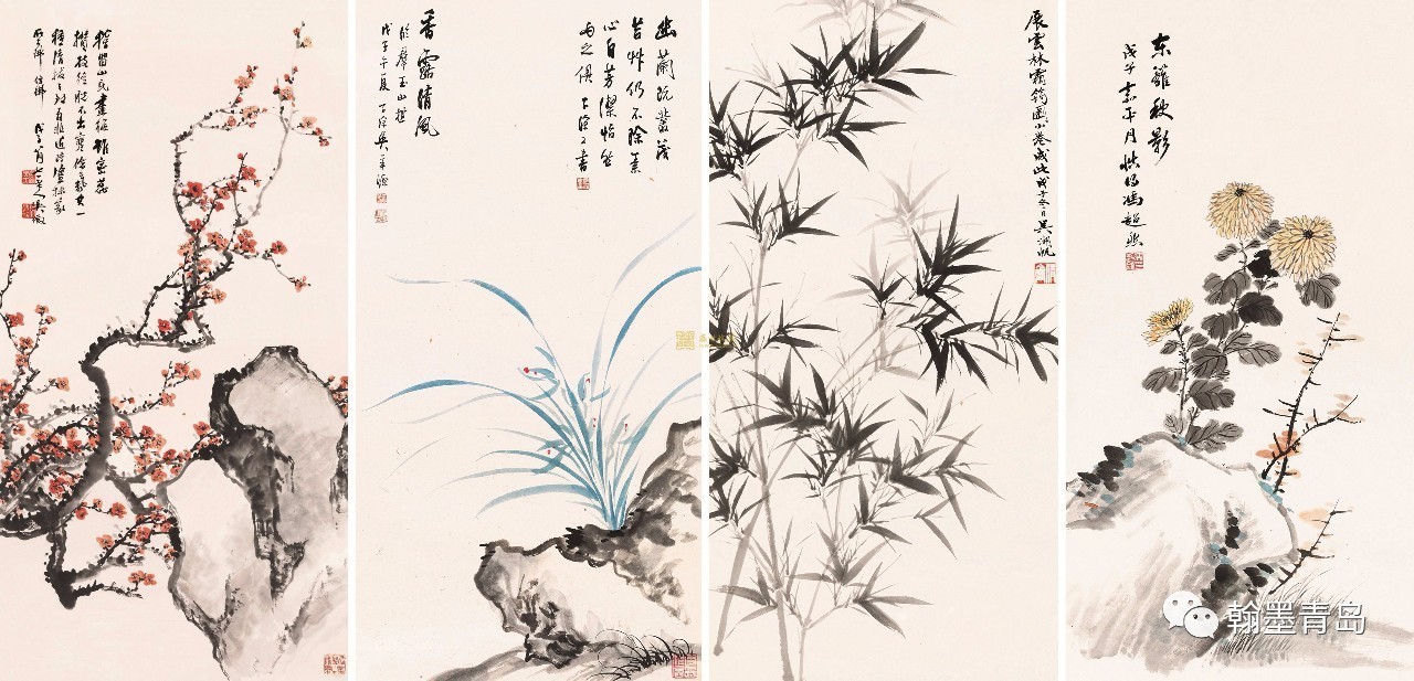 梅兰竹菊|占尽春夏秋冬