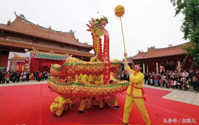 千年传统始到今,昆山慧聚天后宫举行妈祖诞辰祭典