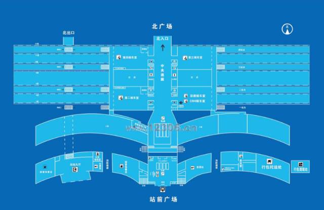 各大高铁站换乘平面图!再也不怕迷路了