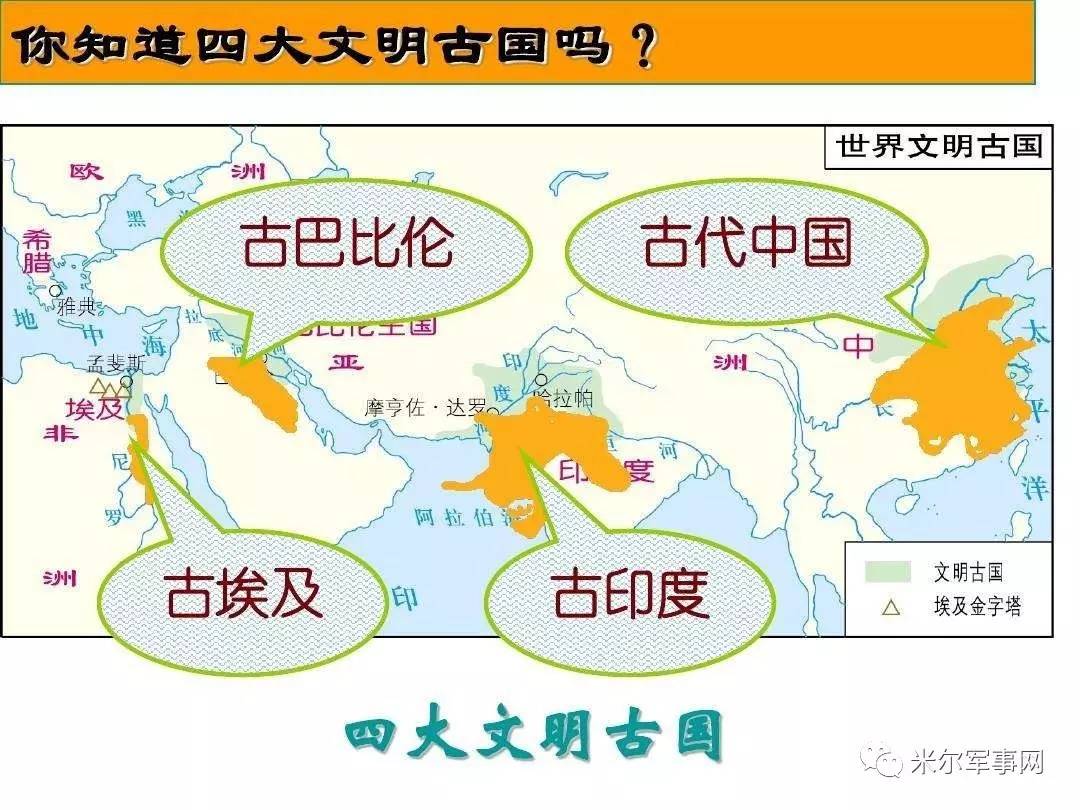 为什么说四大文明古国中,只有中国不是古中国,而其他三个文明古国要加