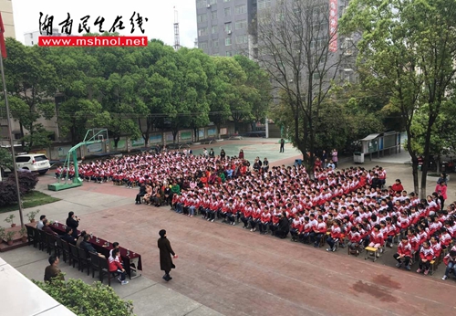 湖南耒阳市交警大队交通安全宣教活动走进金南小学