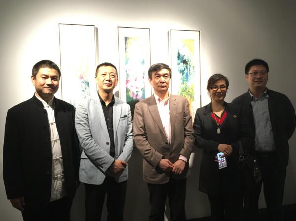 "目刻时光"钟国昌油画作品展西安锦业美术馆开展