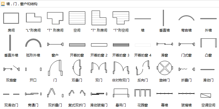 绘制建筑平面图,这些常用图形符号你都知道吗?