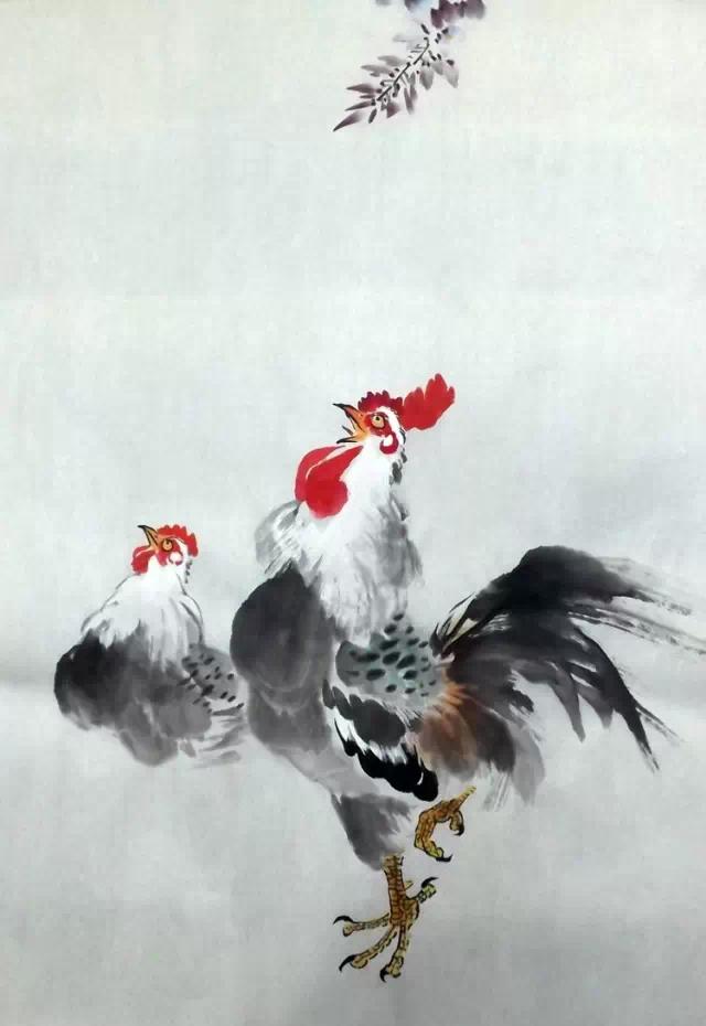 写意鸡的画法--陈法中国画教学示范