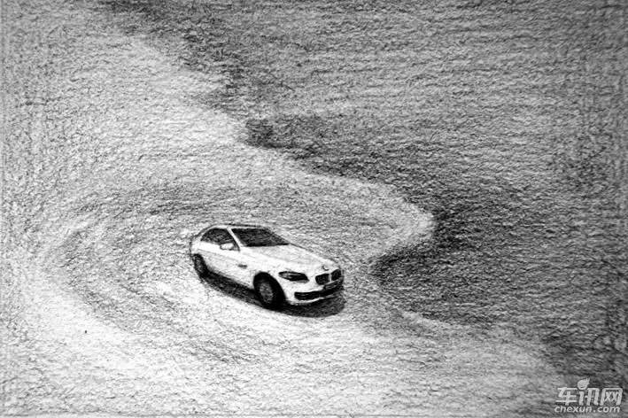 车闻绘画在宝马全新bmw5系li上海车展前的想象