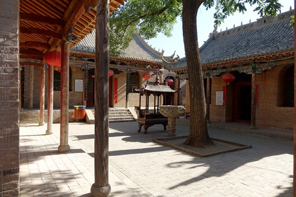 陕西名寺古刹榆林青云寺陕北最大的古建筑群