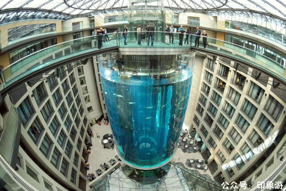 实拍:世界最大的鱼缸,足足有8层楼高