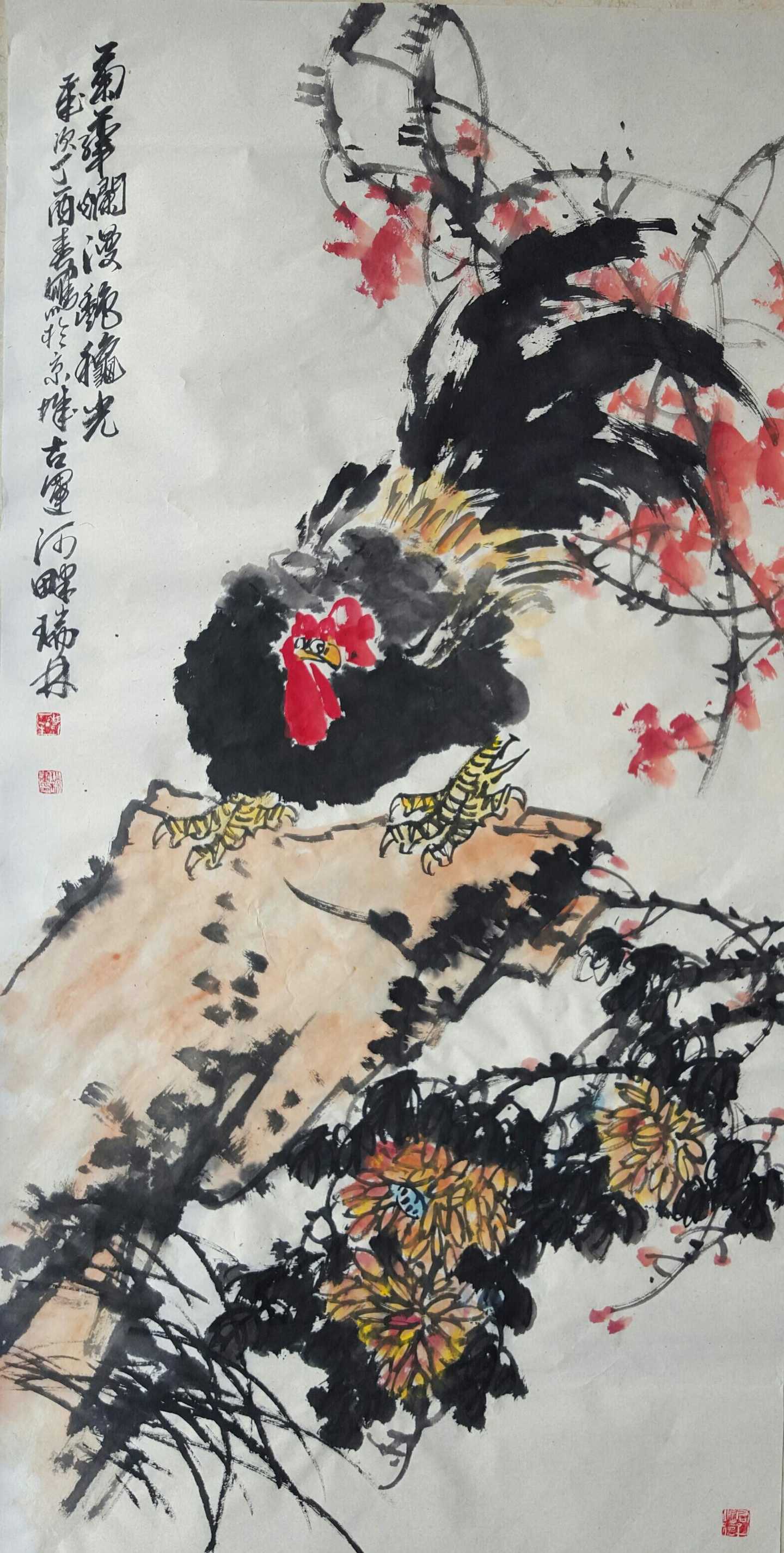 画家冯瑞林写意花鸟作品赏析(三)