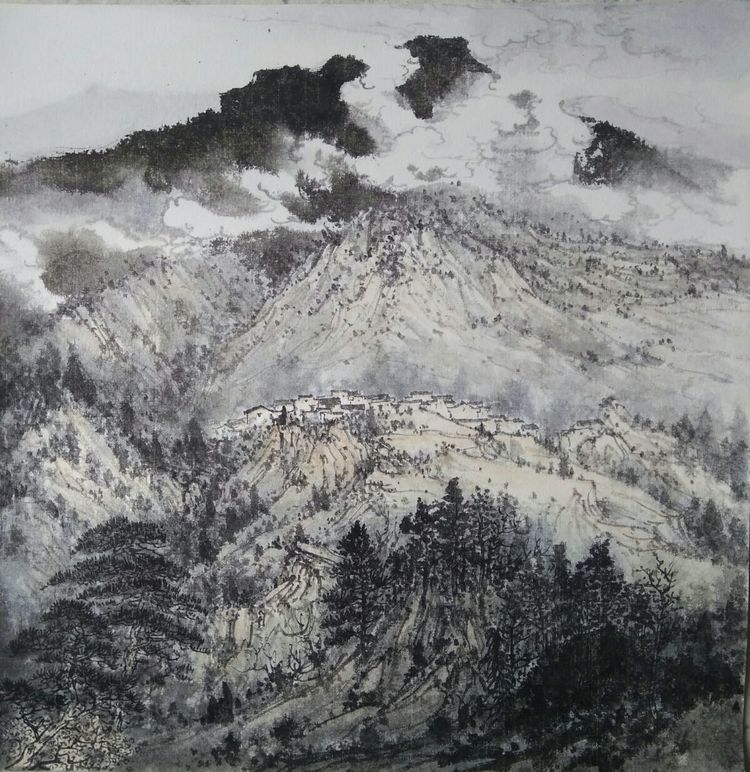 滁州吴德庆国画山水,行走在传统与生活之间