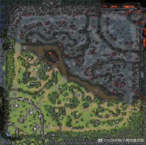 0版本全景地图   dota2 7.0版本全景地图   图为dota2 7.