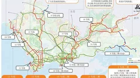定了!深圳地铁12,13,14,151617206号支线和8号线二期线路大曝光!