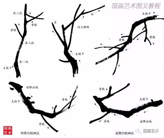 图文教程学吴昌硕齐白石画梅