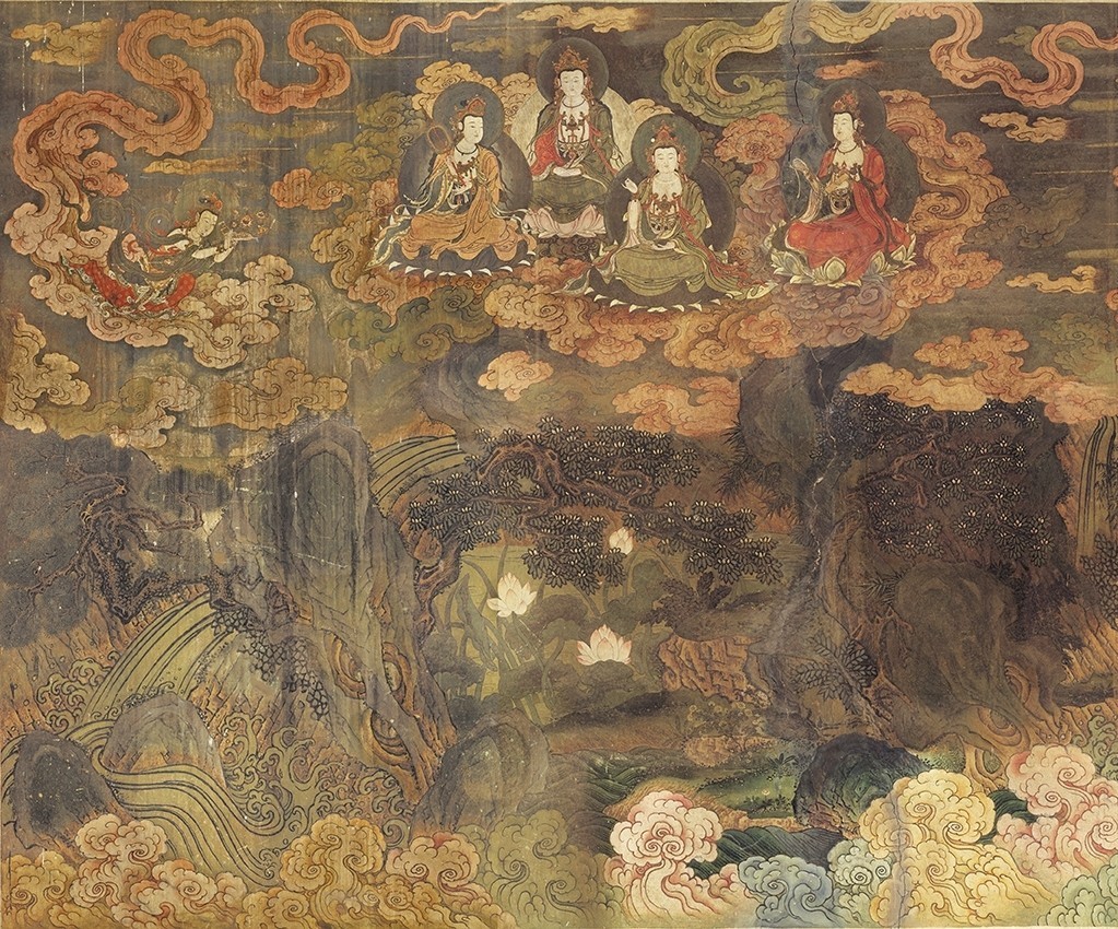 法海寺壁画帝释梵天图基本上是按唐代的内容画出来的,二十诸天中没有