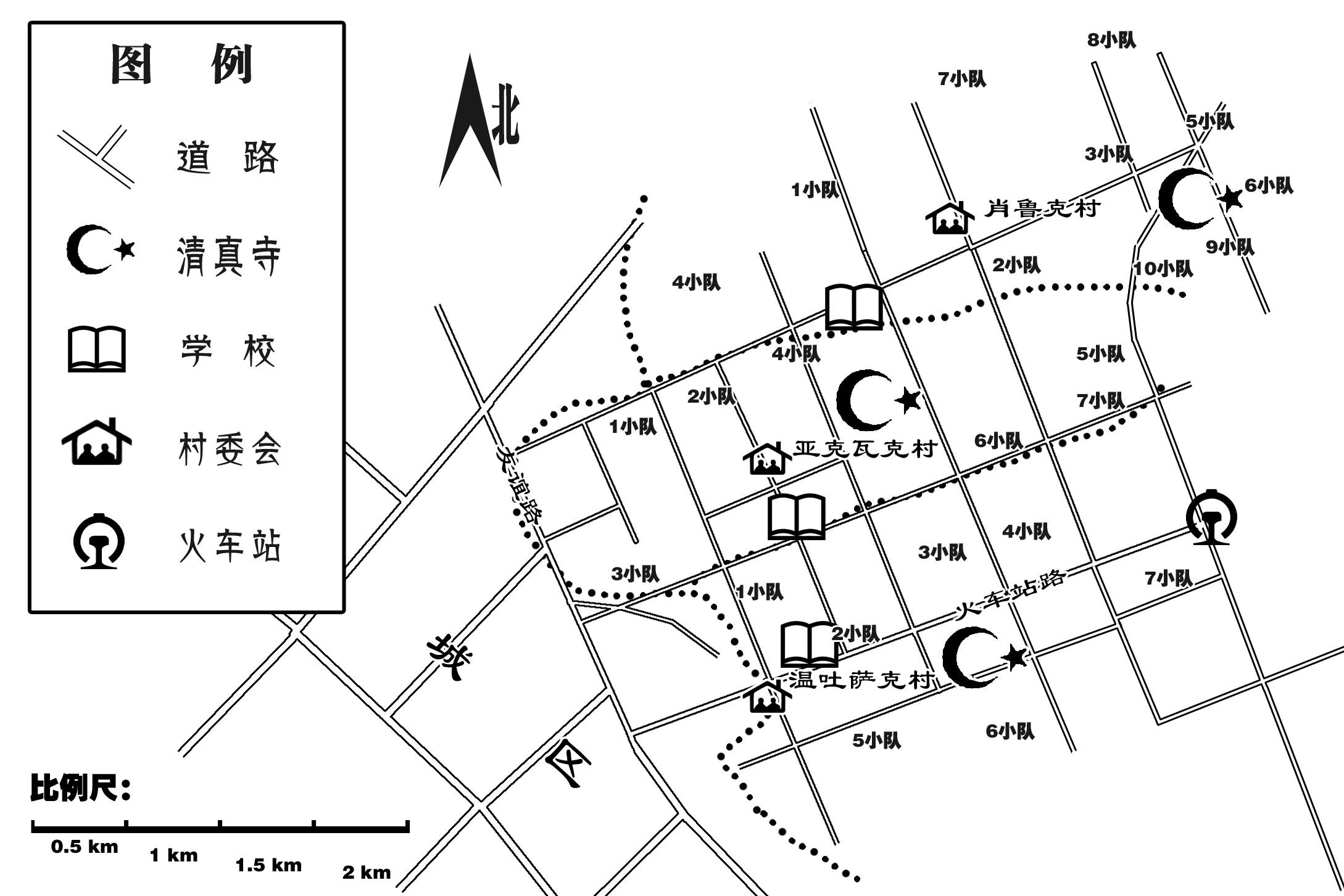 街区位置图,这3幅图的绘制时间约为3~4小时